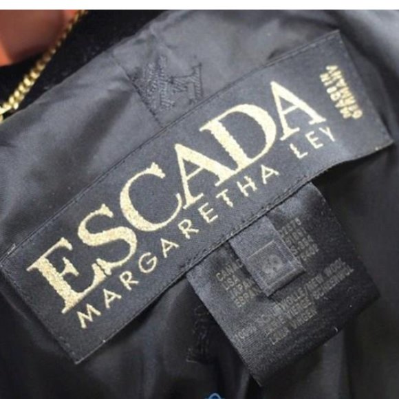 Vintage Escada Margaretha Ley Rust Blazer size 40 - Picture 3 of 3